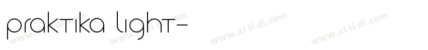 Praktika Light字体转换